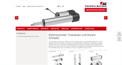 Desktop Screenshot of elektrozylinder.ch